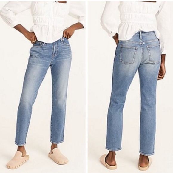 J. Crew Denim - J Crew women’s Vintage Slim Straight mid-rise 9”Jean. Size 32/14